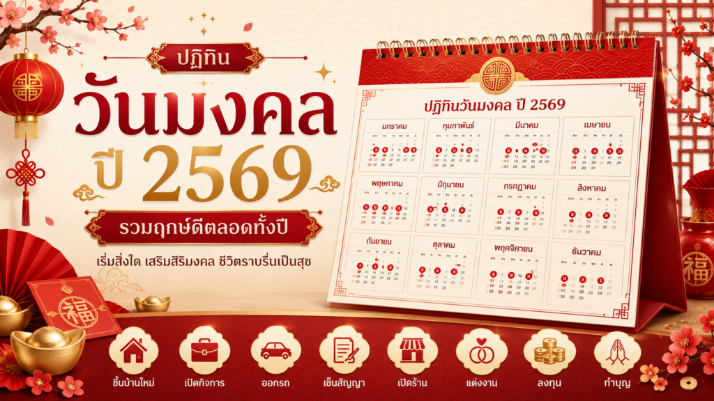 วันมงคลปี 2569