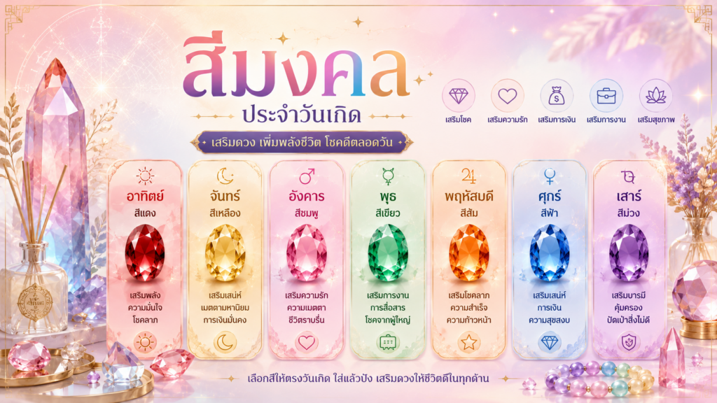 สีที่เป็นมงคล