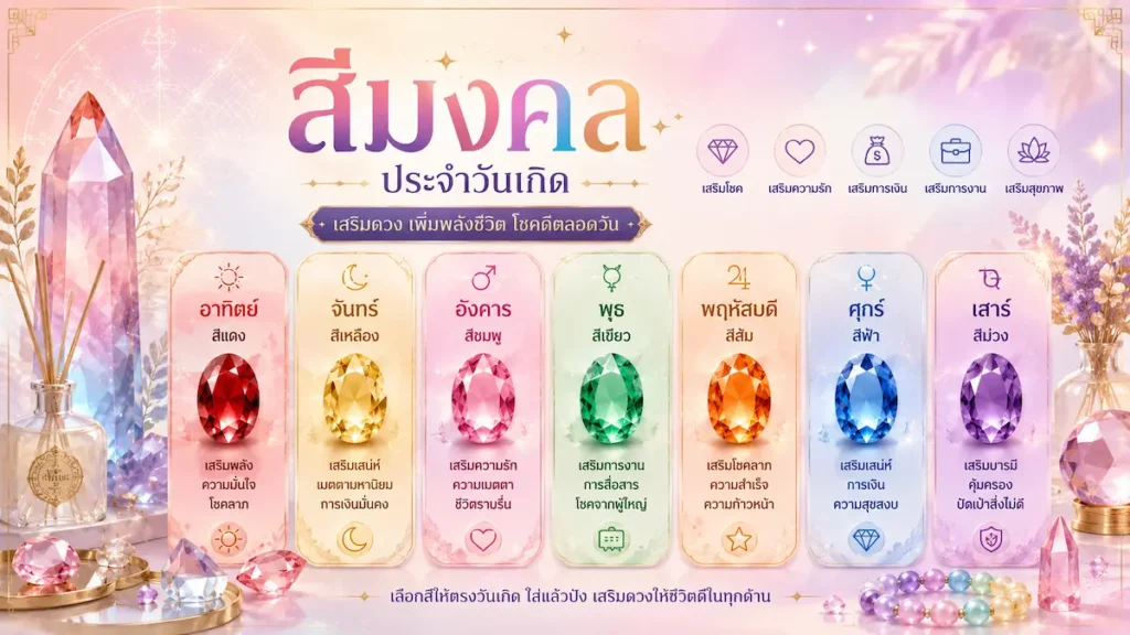 สีที่เป็นมงคล