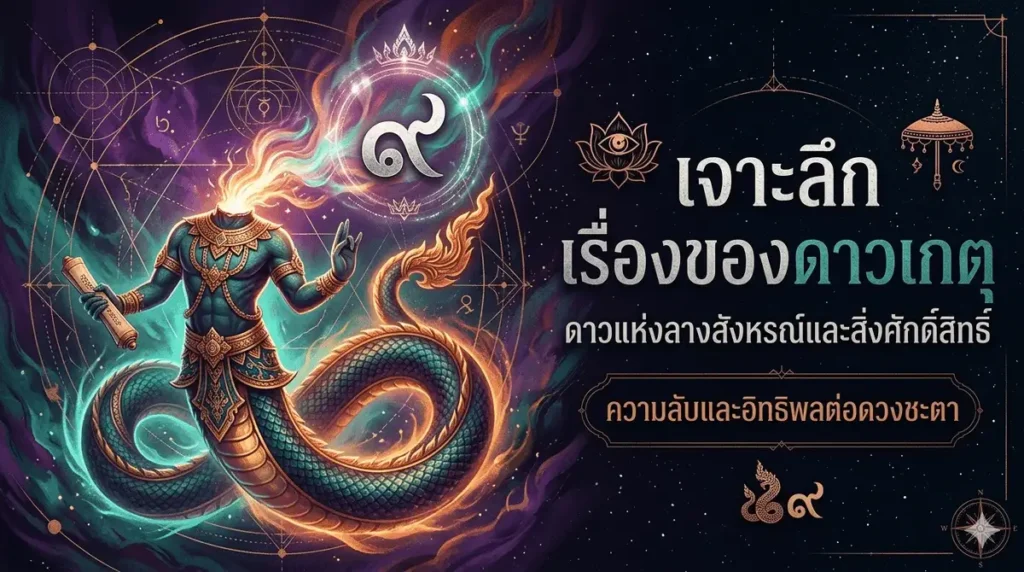 เรื่องของดาวเกตุ ในโหราศาสตร์ไทย ดาวแห่งลางสังหรณ์และสิ่งศักดิ์สิทธิ์