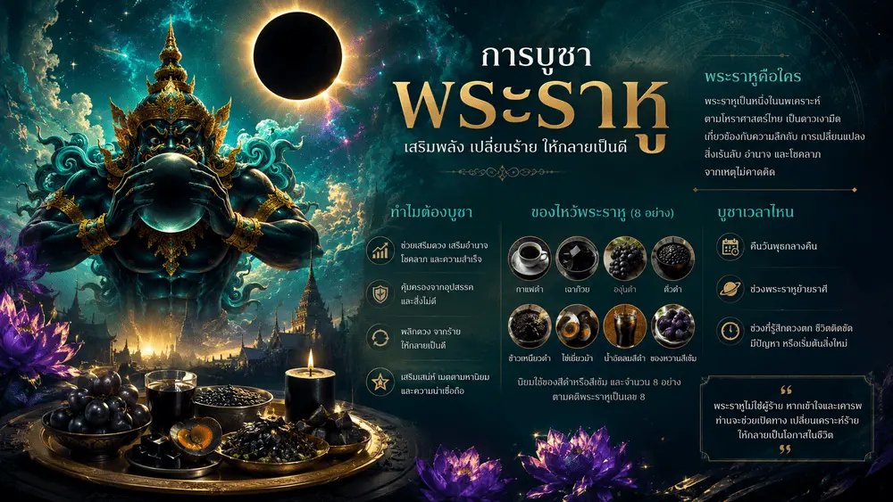 การบูชาพระราหูตามความเชื่อไทย