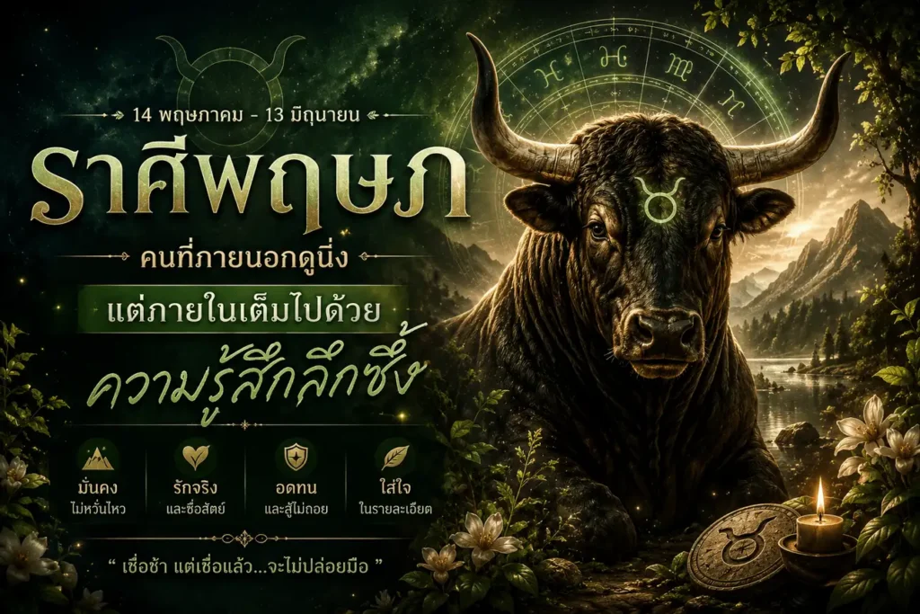 สัญลักษณ์ราศีพฤษภกับพลังแห่งความมั่นคง